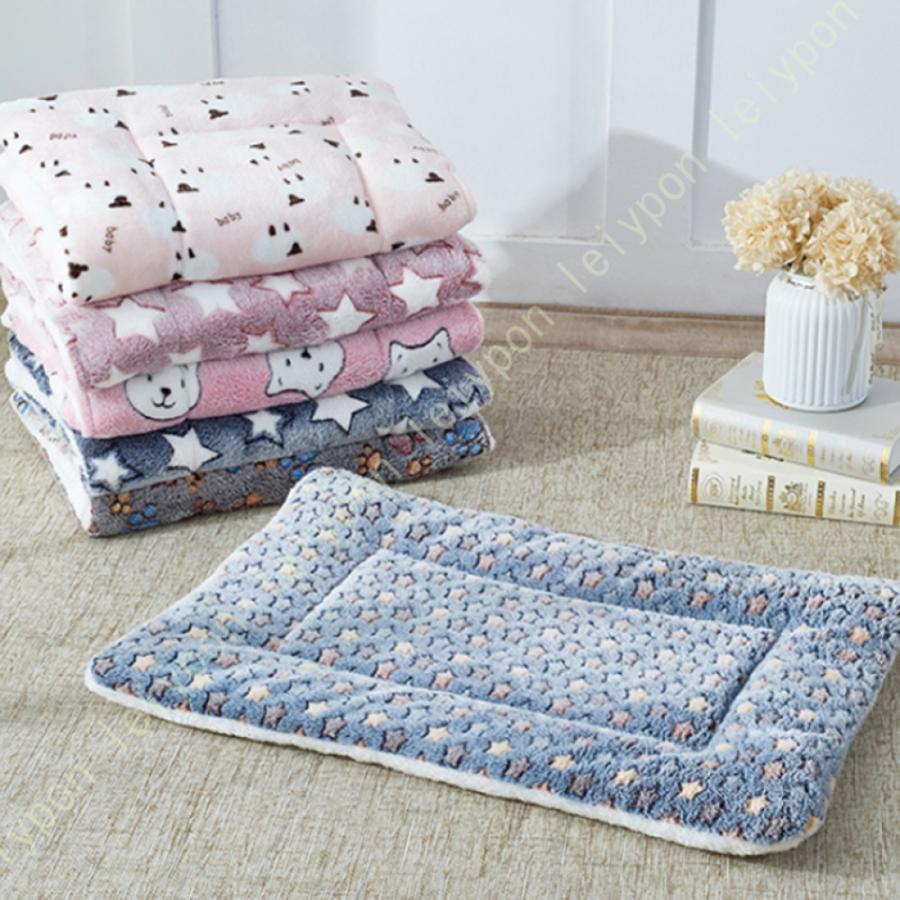 ペットクッション ペット マット ふわふわ あったか 犬マット スクエア型 ペットベッド 洗える 可愛い ..