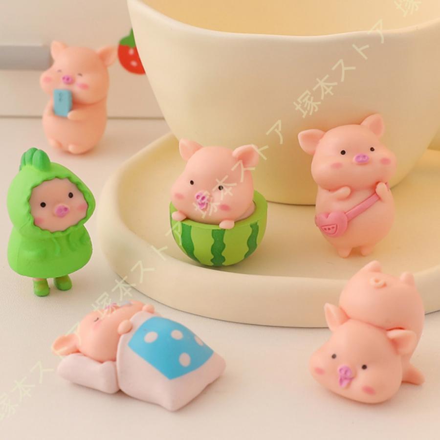 モダン 動物 グッズ 豚 ブタ ぶた 置物 オブジェ 雰囲気up 卓上 北欧風 レジン製 装飾 庭 飾り 屋外 イ..