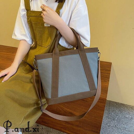 ショルダーバッグ 2way ハンドバッグ 手提げ 帆布 キャンバス カバン 鞄 通勤通学 a4 大容量 レディース ショルダーバッグ 2way ハンドバッグ 手提げ 帆布 キャンバス カバン 鞄 通勤通学 a4 大容量 レディース