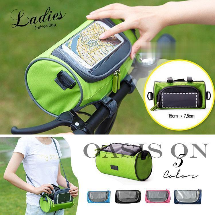 自転車バッグ ハンドルバッグ フロントバッグ バンドルバーバッグ サイクルバッグ ロードバイクバッグ ..