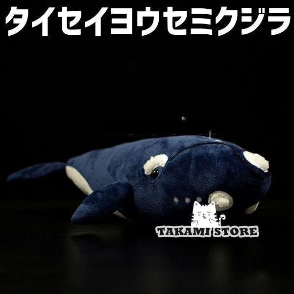 ぬいぐるみ 海の生き物 タイセイヨウセミクジラ 鯨 グッズ クッション 海洋生物 海の生物 かわいい 子供 プレゼント父の日