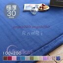 カーペット ラグマット 絨毯 おしゃれ ラグ 厚手 洗える 北欧 200 250 300 3畳 6畳 100×200 極厚30mm