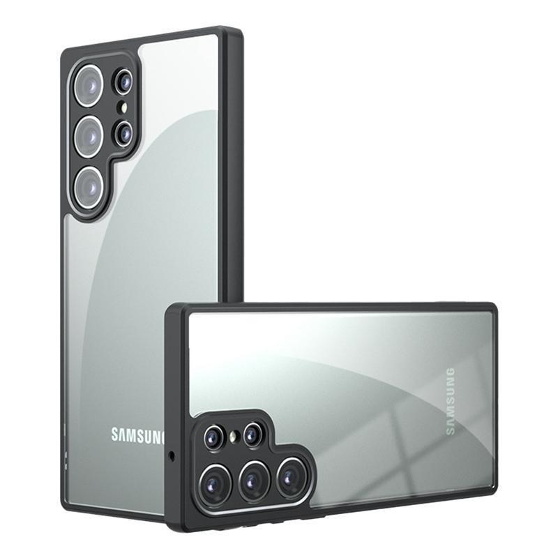 galaxy s24 ultra ケース クリア レンズ保護 galaxy s24 s23 ウルトラ ケース クリア galaxy A55 A54 ケース 耐衝撃 マットクリア Galaxy s23fe ケース おしゃれ [2]