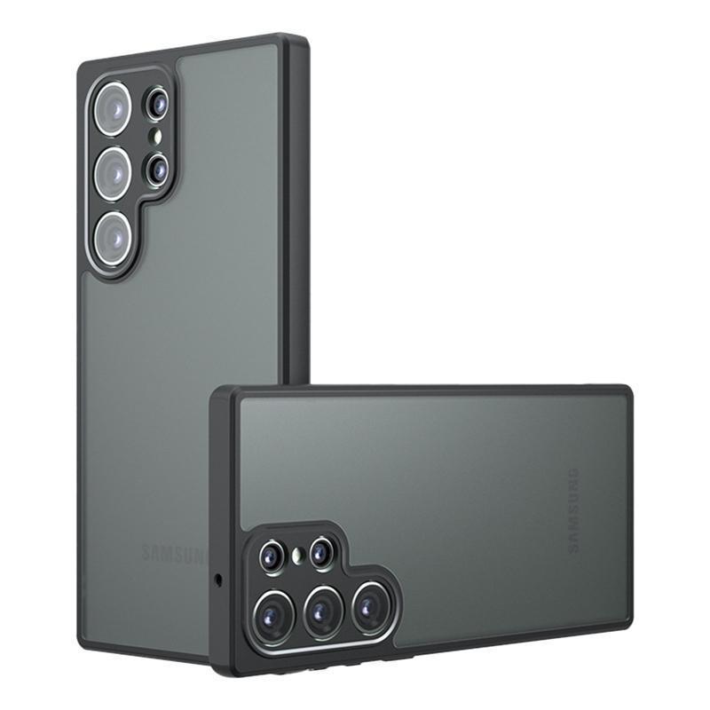 galaxy s24 ultra ケース クリア レンズ保護 galaxy s24 s23 ウルトラ ケース クリア galaxy A55 A54 ケース 耐衝撃 マットクリア Galaxy s23fe ケース おしゃれ [3]