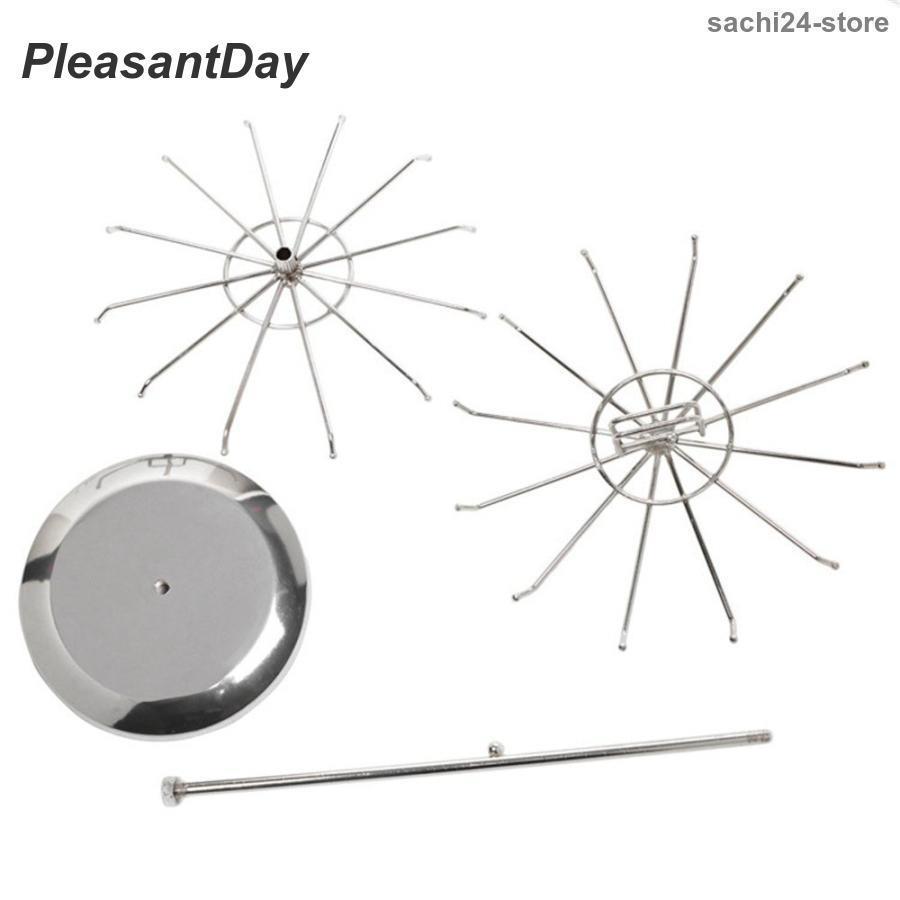 回転式 ジュエリースタンド アクセサリースタンド ネックレス キーホルダースタンド