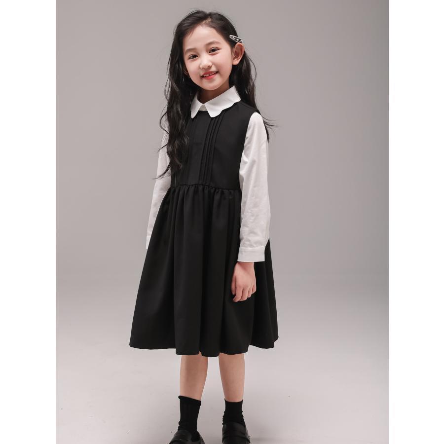 Rakuten - ジャンパースカート 子供服 女の子 ワンピース 制服 通園 通学 受験 慶弔 フォーマル 入学式 発表会 パーティー 七五三 発表会 重ね着父の日