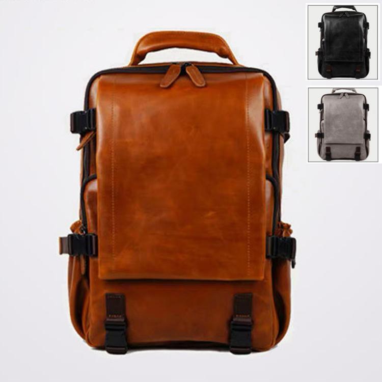 楽天パワフル55ショップリュック メンズ リュックサック pu革　デイパック　ビジネス　バックパック　レザー　通勤通学　旅行　出張　アウトドア　自転車鞄　カバン　男女兼用