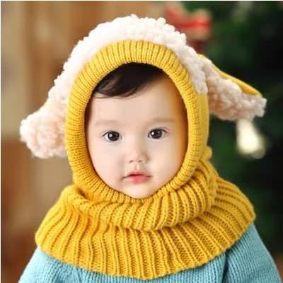 ベビー ニット帽 赤ちゃん 男の子 女の子 キッズ帽子 子供 新生児 ネックウォーマ...