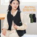 ダウンベスト レディース 中綿ベスト 秋 冬 インナー 撥水加工 暖かい あったか 防寒 保温 トップス 前開き 軽量 防風 アウター 通勤 通学
