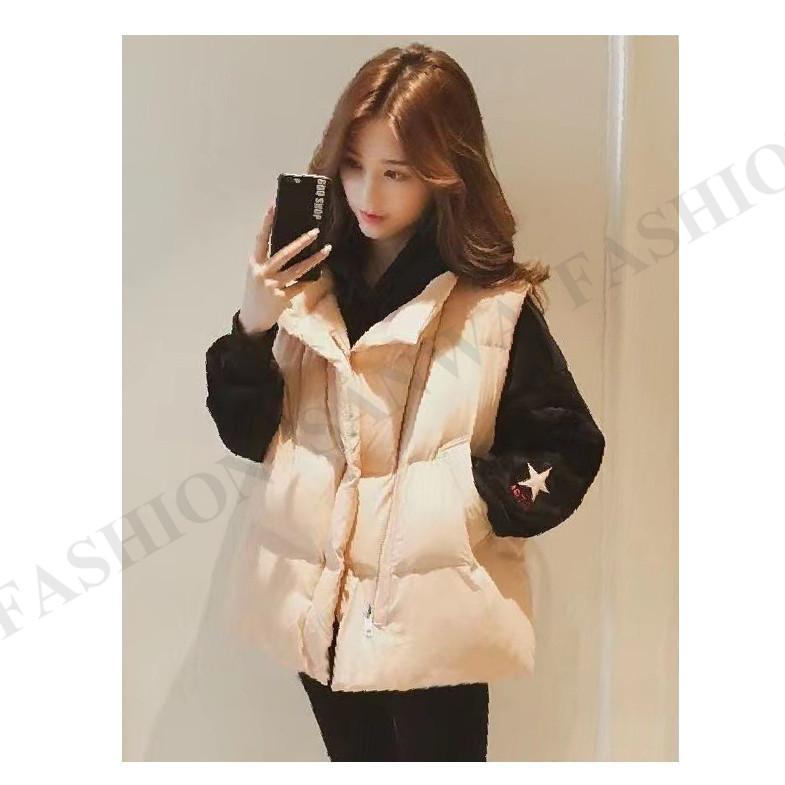 ベスト 中綿ダウンベスト レディース キルティングコート ベストジャケット 秋冬新作 40代 カジュアル ショット丈 オーバー アウター ゆったり 大きいサイズ