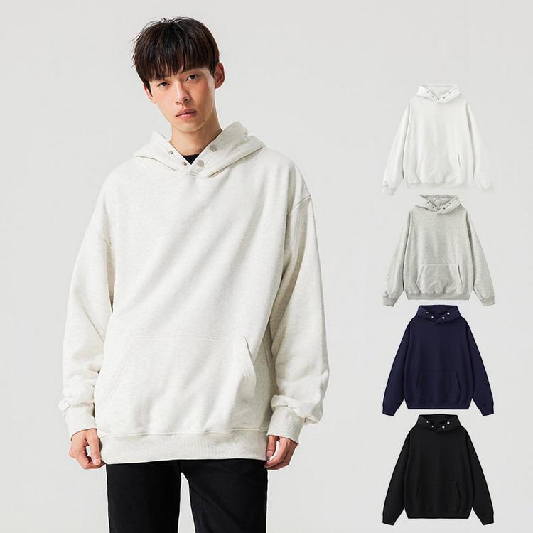 パーカー メンズ きれいめ 秋服 秋物 トップス プルオーバーパーカー 長袖 パーカ 無地 防寒