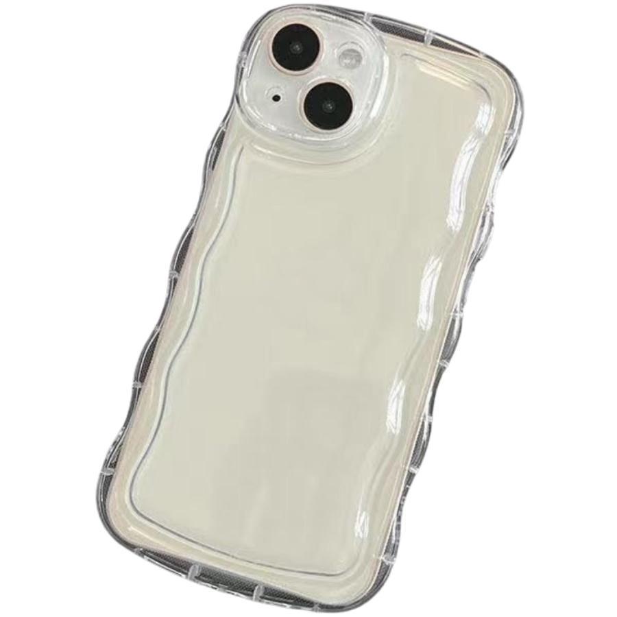 iphone用ケース アクスタ 収納 スマホケース ウェーブ うねうね iPhone15用 Plus p...
