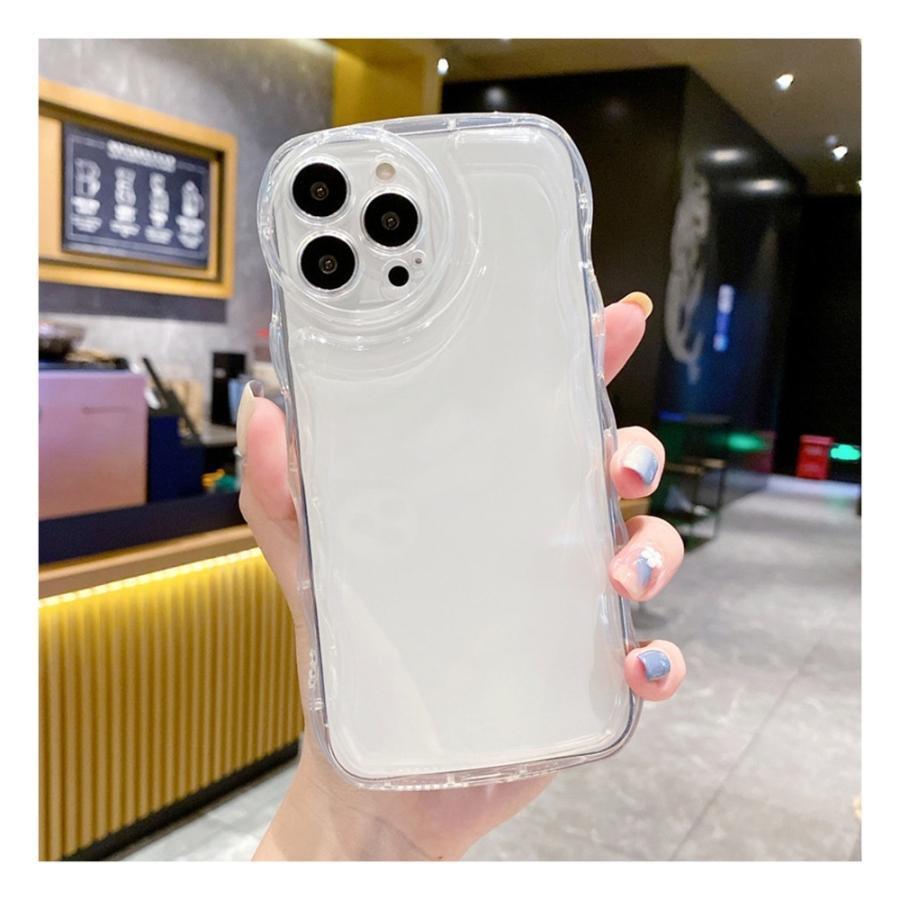 iphone用ケース アクスタ 収納 スマホケース ウェーブ うねうね iPhone15用 Plus p...