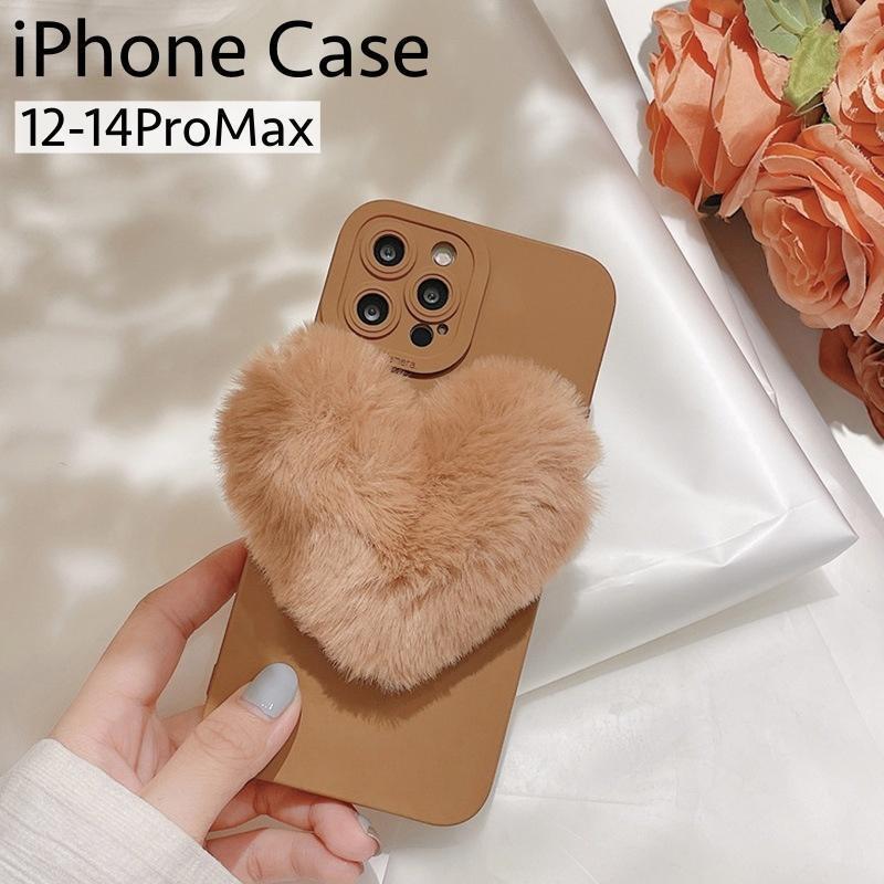 Rakuten - iPhoneケース スマホケース iPhone14 iPhone13 iPhone14pro 秋 冬 フェイクファー 背面保護 傷防止 汚れ防止 ハー