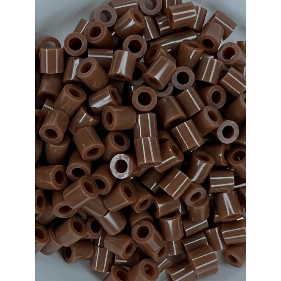 搅拌器 - アイロンビーズ 補充用 単色 5mm 約1000粒 おすすめ 茶色