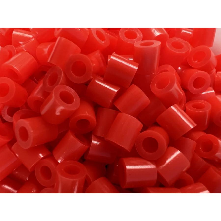其它 - アイロンビーズ 補充用 単色 5mm 約1000粒 おすすめ 赤