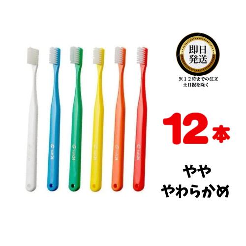 オーラルケア タフト24 歯ブラシ MS 12本 | oralcare tuft24 ミディアムソフト やややわらかめ ハブラシ はぶらし ハミガキ 歯みがき 歯ブラシ セット 硬さ 口腔ケア ヘルスケア プラークコントロール 歯科専売 歯科専売品 歯肉 歯周病予防 予防歯科 たふと 虫歯予防