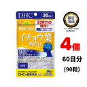 DHC イチョウ葉 脳内α(アルファ)  30日分（90粒）×4 | ディーエイチシー サプリメント サプリ 健康食品 健康サプリ カプセル さぷり イチョウ葉 集中力 集中 うっかり 物忘れ 勉強 仕事 レシチン 試験 受験 記憶力 記憶 認知 言葉 思考 思い出す