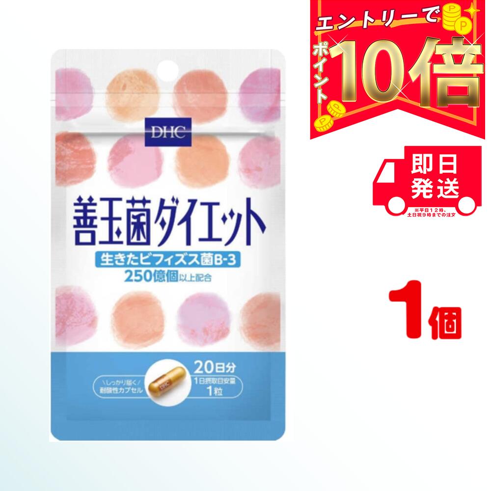 【送料無料】 DHC 善玉菌ダイエット 30日分 （30粒） ディーエイチシー サプリメント ビフィズス菌 ラクチュロース 健康食品 粒タイプ