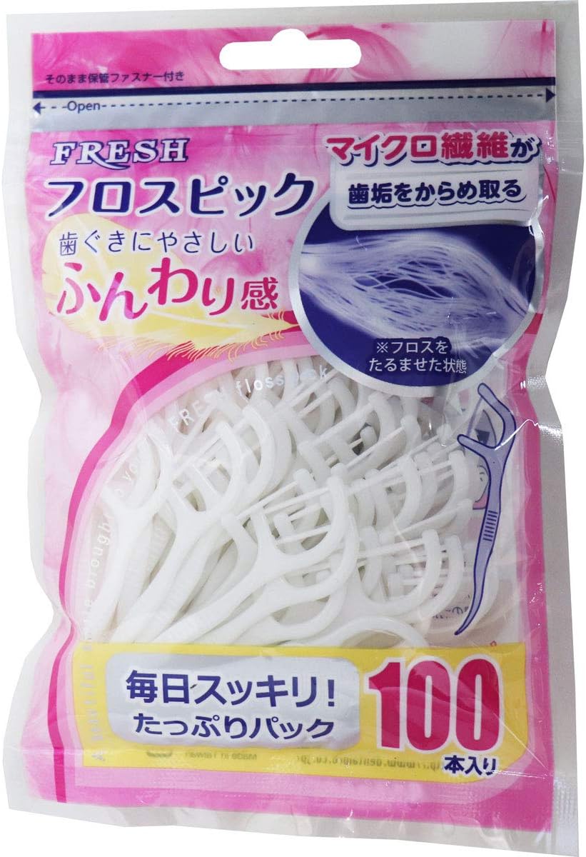 デンタルプロ FRESH フロスピック 100本入
