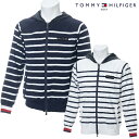 【50%OFF】TOMMY HILFIGER GOLF 春夏モデル トミーヒルフィガー フルジップ ニットパーカー メンズ THMA930【19】