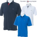 【50%OFF】TOMMY HILFIGER GOLF 春夏モデル トミーヒルフィガー 半袖シャツ メンズ THMA934 ゴルフウエア メンズ 春夏【19】
