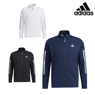 【30%OFF】 アディダス 2021年春夏モデル メンズ アウター adidas スリーレイヤー 長袖フルジップウインド / Wind Jacket ブルゾン 23278 【21】 ゴルフウエア メンズ 春夏