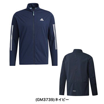 【30%OFF】 アディダス 2021年春夏モデル メンズ アウター adidas スリーレイヤー 長袖フルジップウインド / Wind Jacket ブルゾン 23278 【21】 ゴルフウエア メンズ 春夏