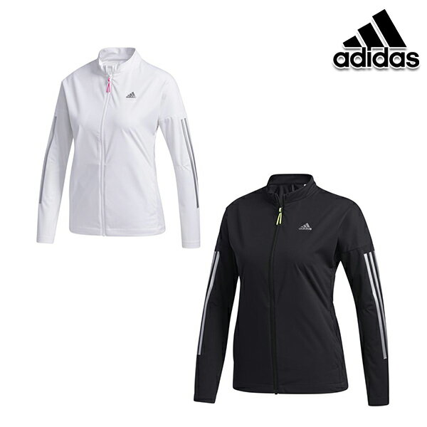 ★SALE★【30%OFF】 アディダス 2021年春夏モデル レディース アウター adidas スリーレイヤー 長袖フルジップウインド / Wind Jacket ブルゾン 23226 【21】 ゴルフウエア レディース 春夏