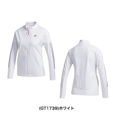 【30%OFF】 アディダス 2021年春夏モデル レディース アウター adidas スリーレイヤー 長袖フルジップウインド / Wind Jacket ブルゾン 23226 【21】 ゴルフウエア レディース 春夏