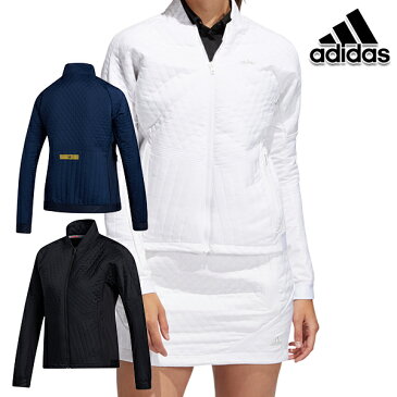 【30%OFF!】アディダスゴルフ 秋冬モデル INS18 レディース スポーツキルティング長袖フルジップジャケット adidas golf【20】ブルゾン