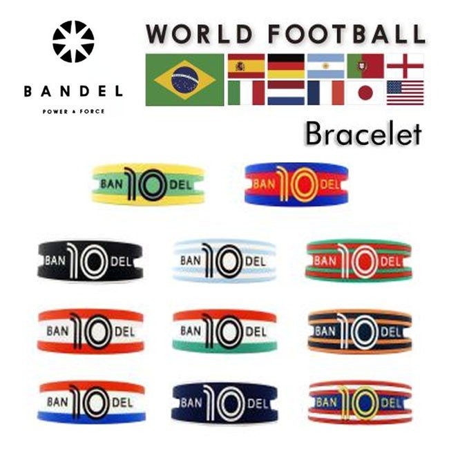 楽天パワーゴルフ（PowerGolf）【処分販売】BANDEL POWER &FOCE -バンデル パワー&フォースBRACELET-ブレスレット（ワールドフットボールシリーズ）