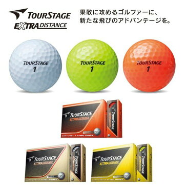 【残り僅か】ブリヂストン-BRIDGESTONE-ツアーステージ-TOURSTAGE-エクストラディスタンス-Extra Distance-ゴルフボール 12個入り（1ダース）【14】特価