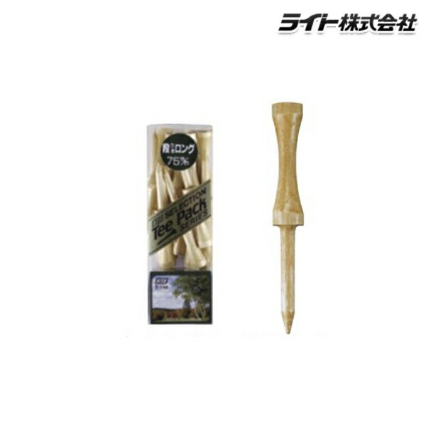 ライト T-198ティーパックウッドティー段付75ニス ティー t198 【20】
