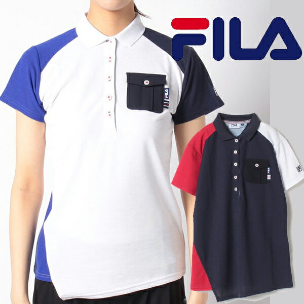 フィラ ゴルフ 春夏モデル レディース 半袖ポロシャツ 750-603 FILA GOLF【20】セール 特価 ゴルフウエア 春 夏