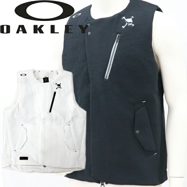 【30％OFF】オークリー 2021年秋冬モデル メンズ SKULL BD FLEECE VEST フリースベスト FOA402850 (02E)__M OAKLEY【21】ゴルフウエア 秋 冬