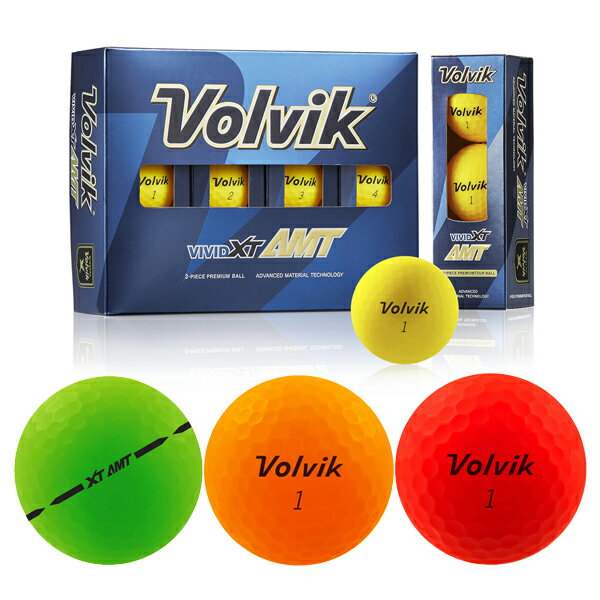 ボルビック ゴルフボール 1ダース Volvik VIVID XT AMT 