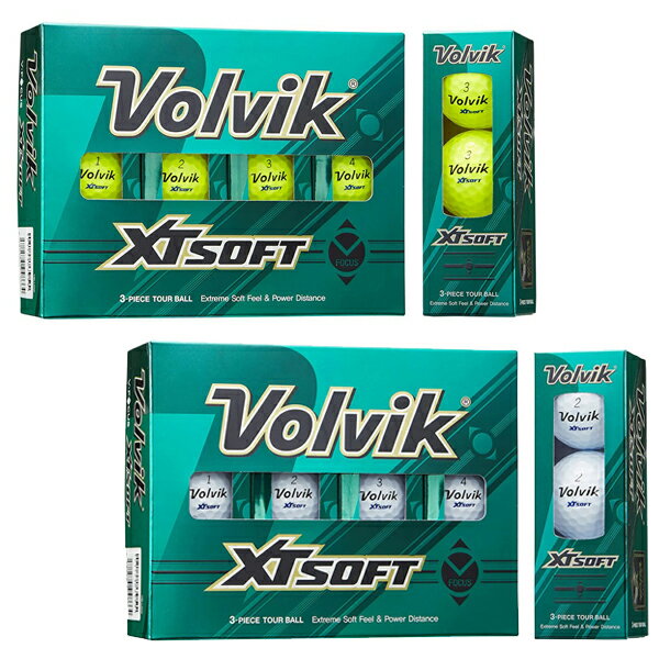 Volvik XT SOFT ボルビック ゴルフボール 1ダース