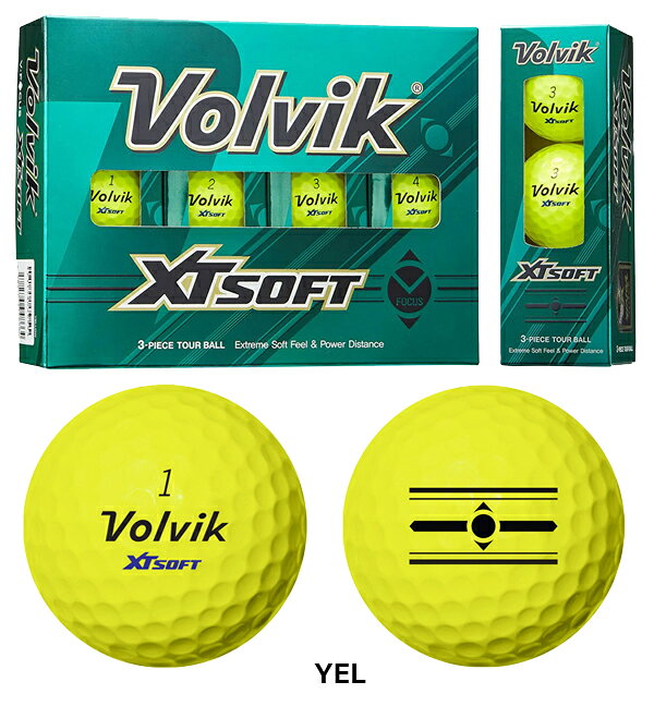 Volvik XT SOFT ボルビック ゴルフボール 1ダース【21】