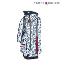 TOMMYHILFIGER2021年秋冬モデルトミーヒルフィガーキャディーバッグカートタイプ口枠：9.0型5分割、重量3.4、46インチ対応THMG1FC4(00)ホワイト【21】