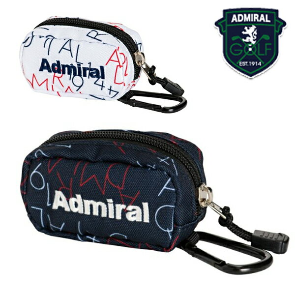 アドミラル ユニセックスアドミラル ユニセックス モノグラム ボールポーチ ADMZ1BE5 Admiral GOLF【21】