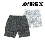 アヴィレックス 春夏モデル メンズ AVIREX AVIREX GOLF アヴィレックス USNプリントショーツ 22SS-AVXBB1-13W bb113w 【22】