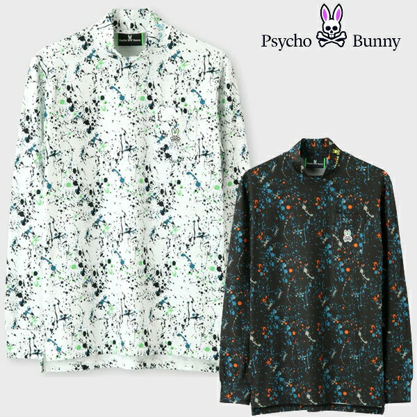 ★SALE★サイコバニー 秋冬モデル アパレル メンズ 長袖ハイネックシャツ GF042 Psycho Bunny