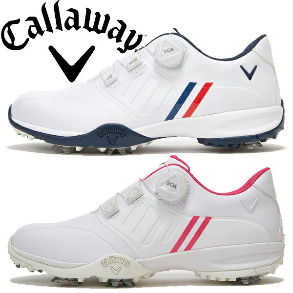 キャロウェイ アパレル 2022年春夏モデル レディース CALLAWAY AERO SPORT BOA WM スパイク ダイヤル ゴルフシューズ C22996210【22】Callaway Golfのサムネイル