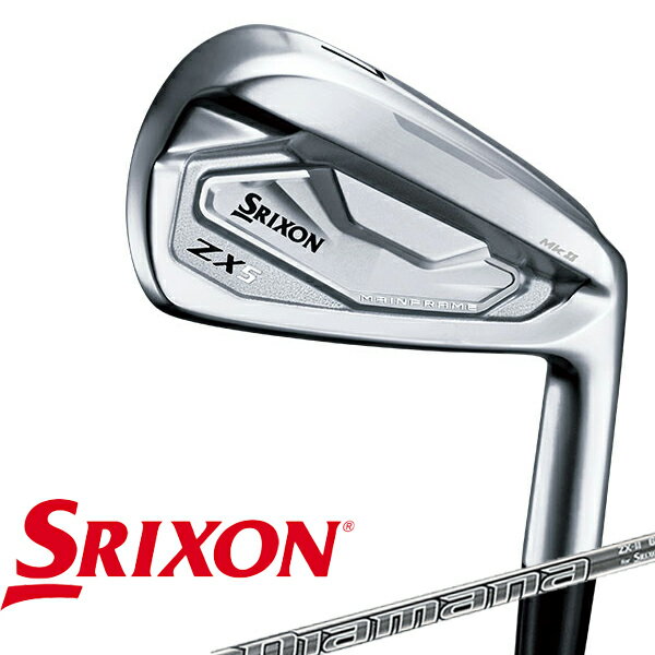 ダンロップ スリクソン メンズ ZX5 Mk-II アイアン 5本セット（＃6～9、PW） Diamana ZX-II for IRON カーボンシャフト SRIXON zx5 mk2 アイアンセット【22】