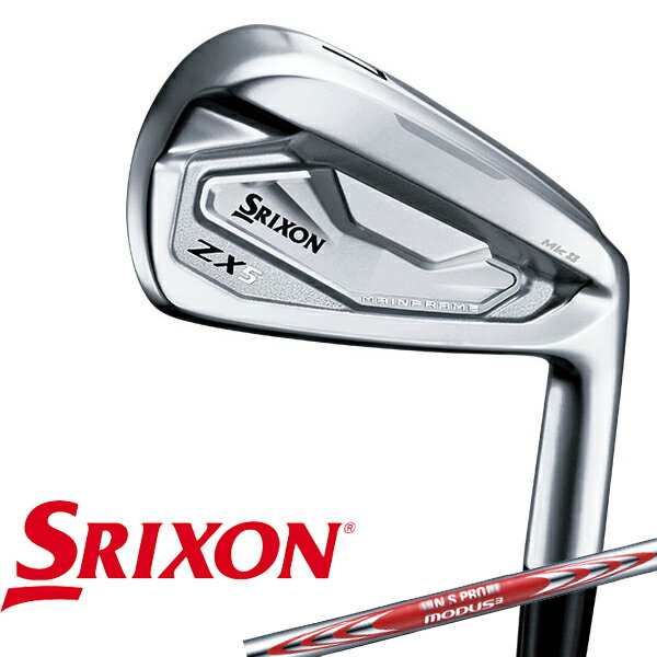 【特注】ダンロップ スリクソン メンズ ZX5 Mk-II アイアンセット 5本セット(＃6～9、PW) NS PRO MODUS3 TOUR 105 DST スチールシャフト SRIXON スリクソン zx5 mk2 アイアンセット ★NIPPON SHAFT（日本シャフト）【22】