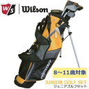 【あす楽】ウィルソン プロスタッフ PROSTAFF JGI JUNIOR M ジュニア ゴルフセット クラブ5本組＋ヘッドカバー＋キャディーバッグ ミディアム クリスマスプレゼント 進学お祝い 進級お祝 寿 こどもギフト 【8～11歳対象】【クラブセット】【22】