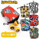 【SALE】ラウドマウス ユニセックス ミニポーチ + ゴルフボール (ゴルフボール3球付き) LM-BC0003 【22】LOUDMLOUTH(ラウドマウス)
