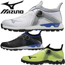 ミズノ メンズ ゴルフシューズ ウエーブ ハザード ボア WAVE HAZARD BOA 51GM2170【21】MIZUNO ゴルフ シューズ