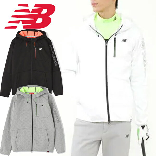 ニューバランス ゴルフ 秋冬モデル メンズ 裏フリース フルジップ フーディ 012-2220009 NEW BALANCE【22】
